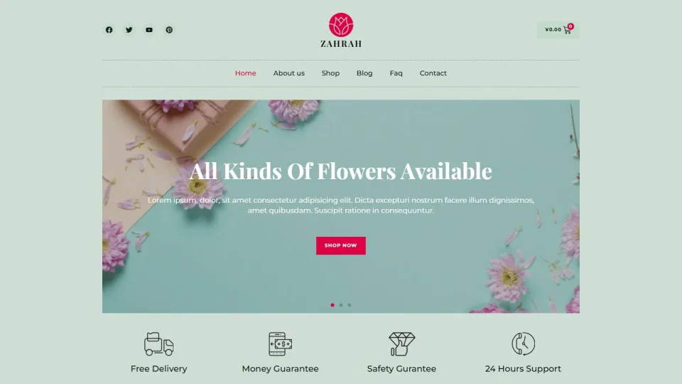 CUIWP19 · 鲜花电商网站
